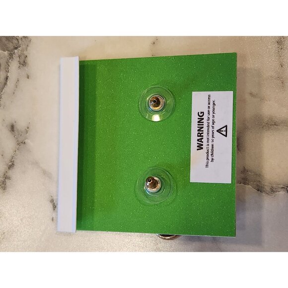 Pappagallo Red & Gold Intertwined Flower Stud Earrings With Crystals - Picture 3 of 5